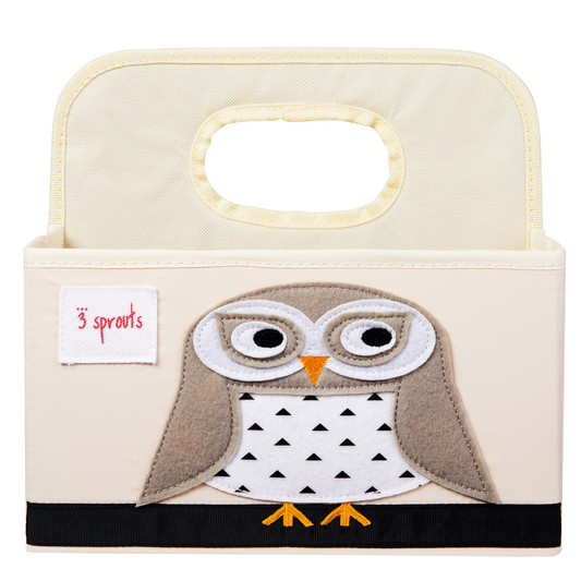 owl diaper caddy