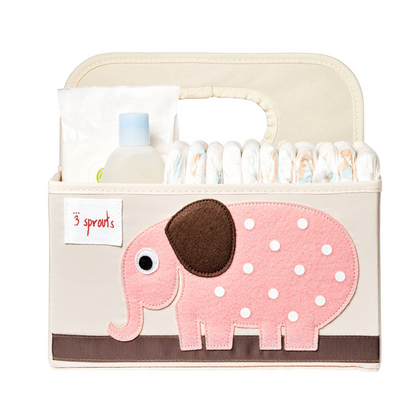 elephant diaper caddy