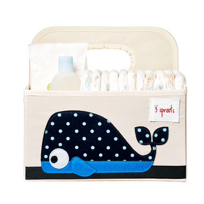 whale diaper caddy