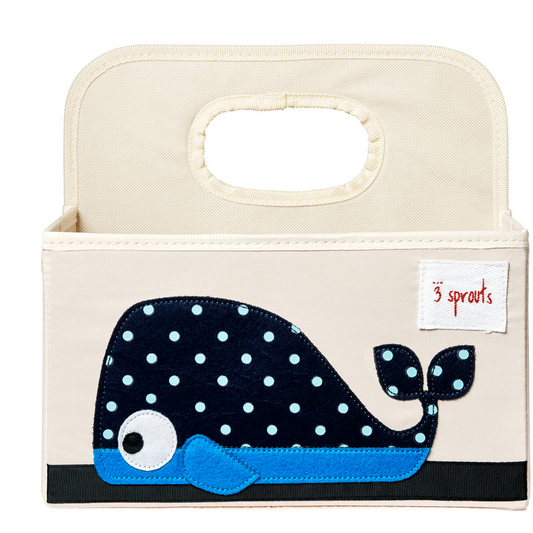 whale diaper caddy