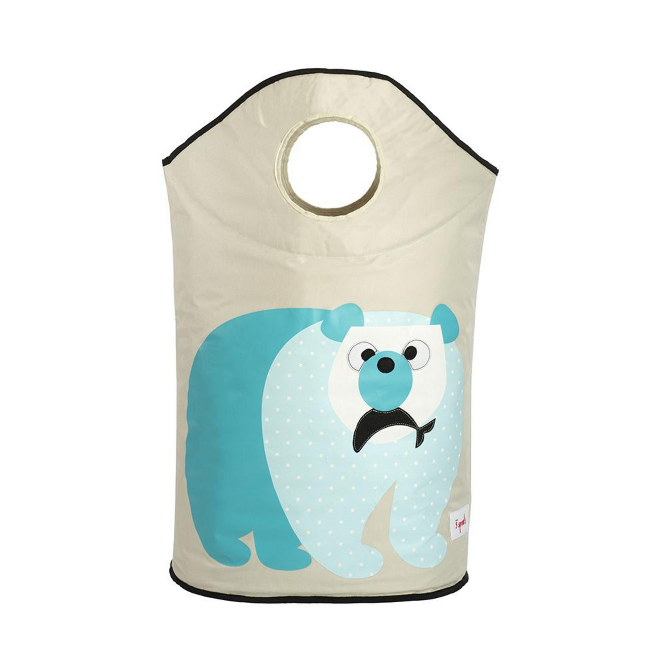 Polar Bear Gift Quilted Laundry Basket NCU0HNH517