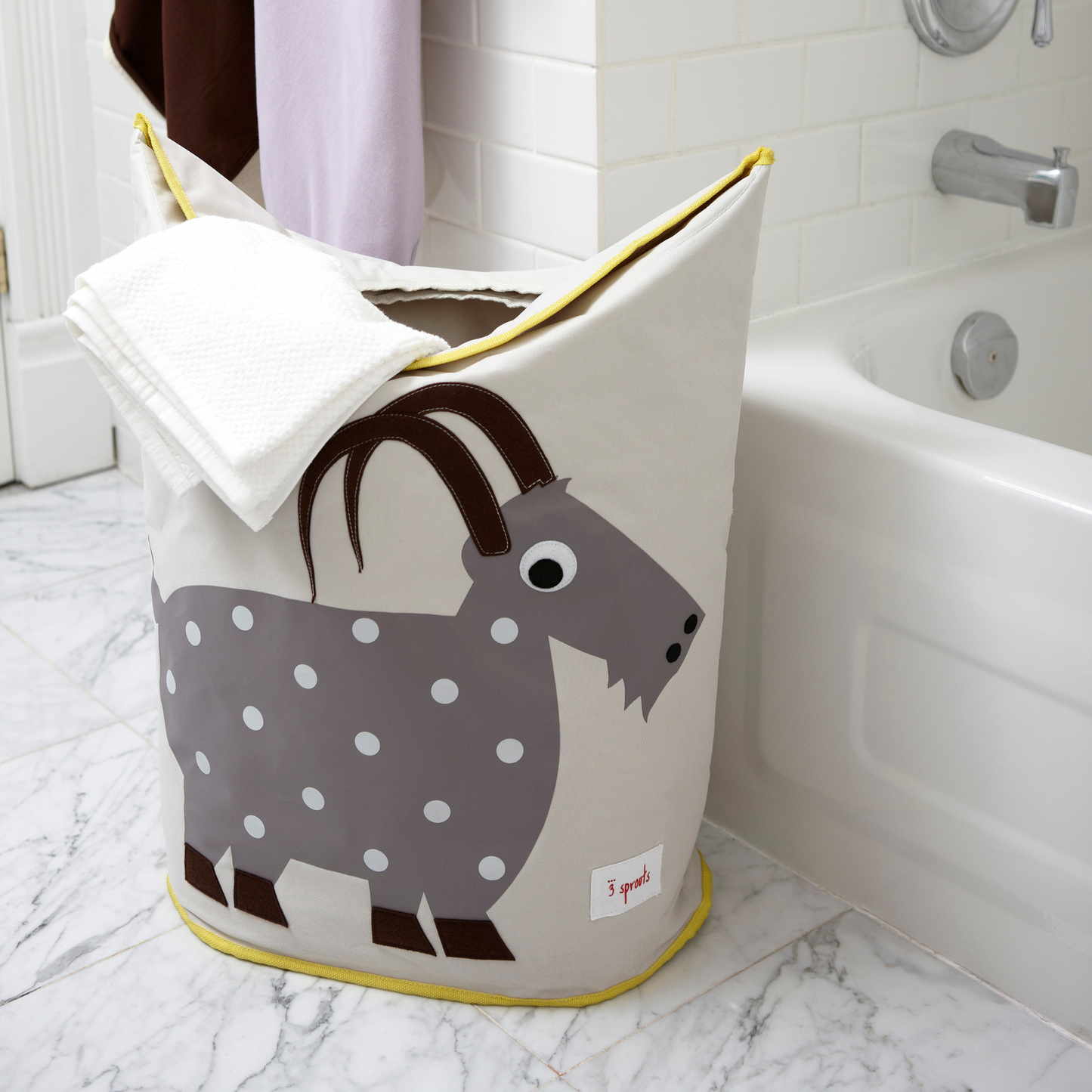 goat laundry hamper