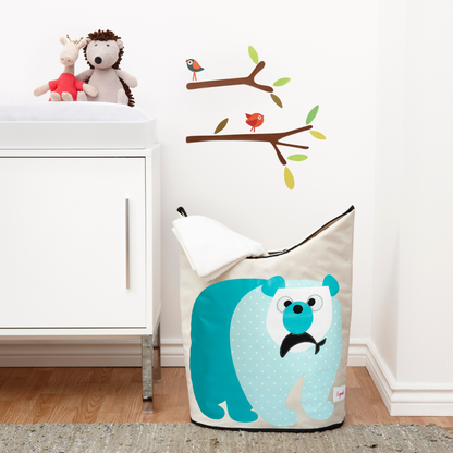 polar bear laundry hamper