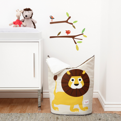 lion laundry hamper