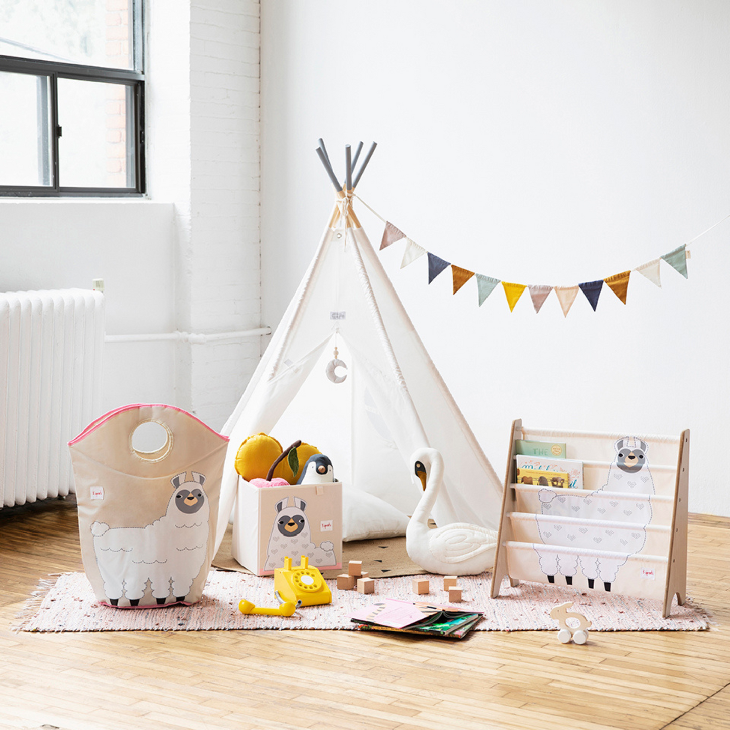 llama laundry hamper