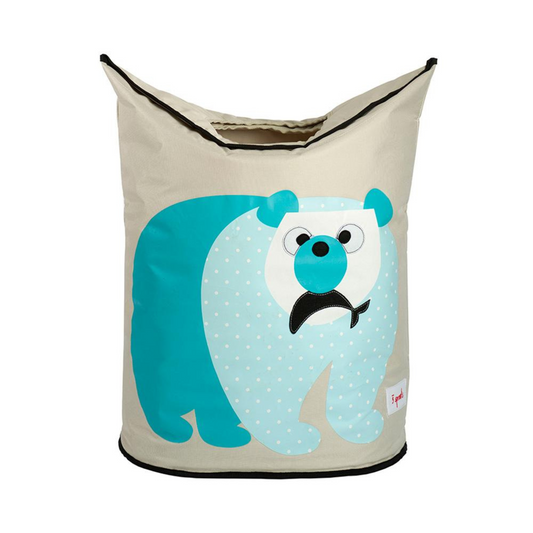 polar bear laundry hamper