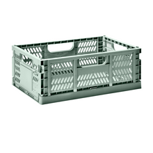 Load image into Gallery viewer, modern folding crate - green - 2 sizes available
