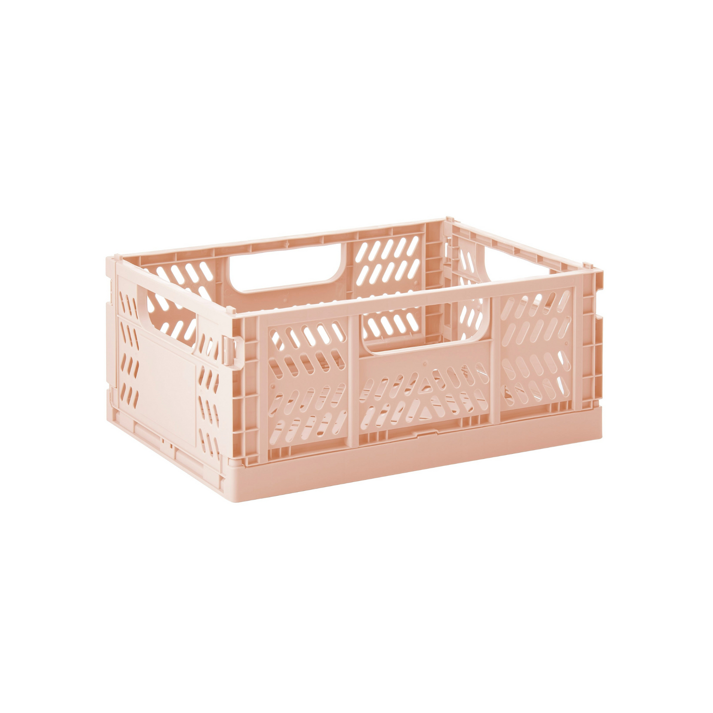 modern folding crate - clay - 2 sizes available