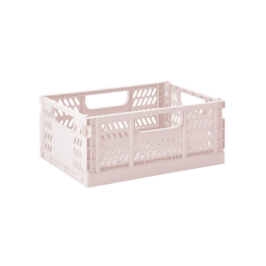 modern folding crate - pink - 2 sizes available