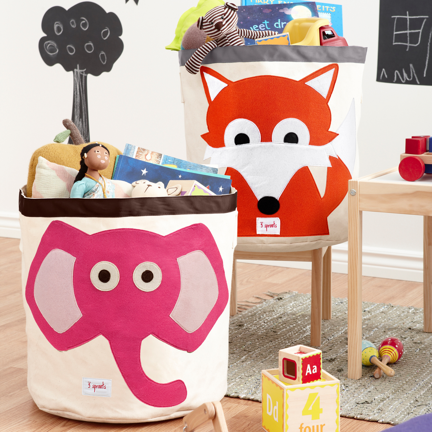 Canvas toy hot sale storage bins