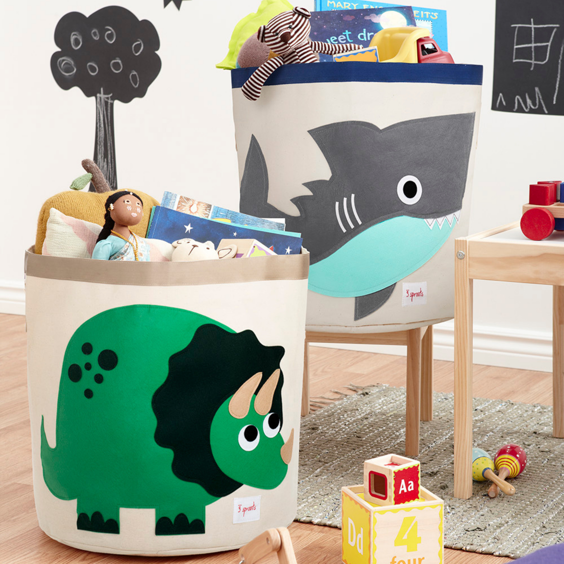 dinosaur storage bin 3sprouts