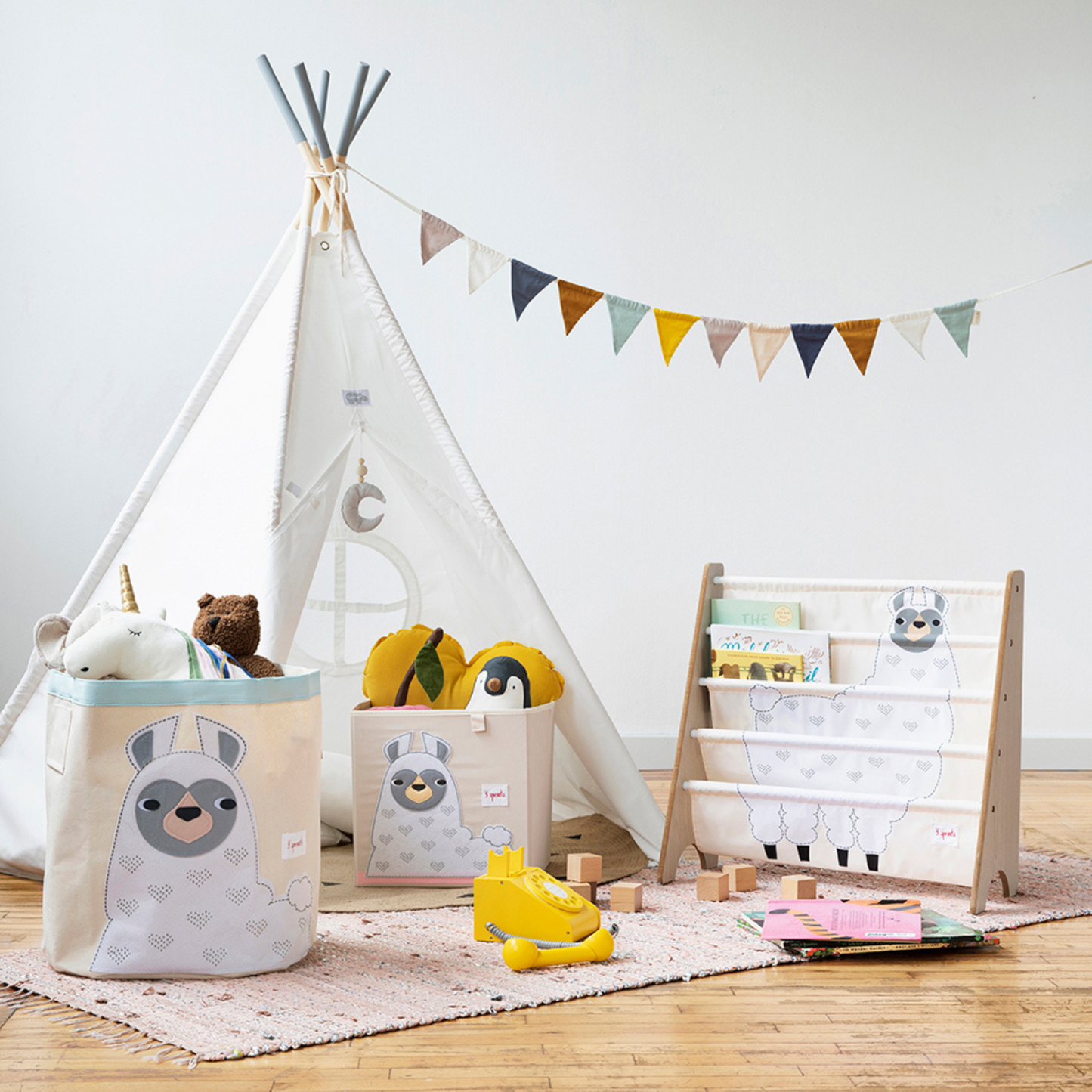 llama storage bin